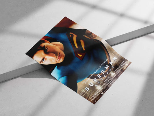 Superman, the superhero character from DC Comics' franchise. Superman - Iconic Hero Poster