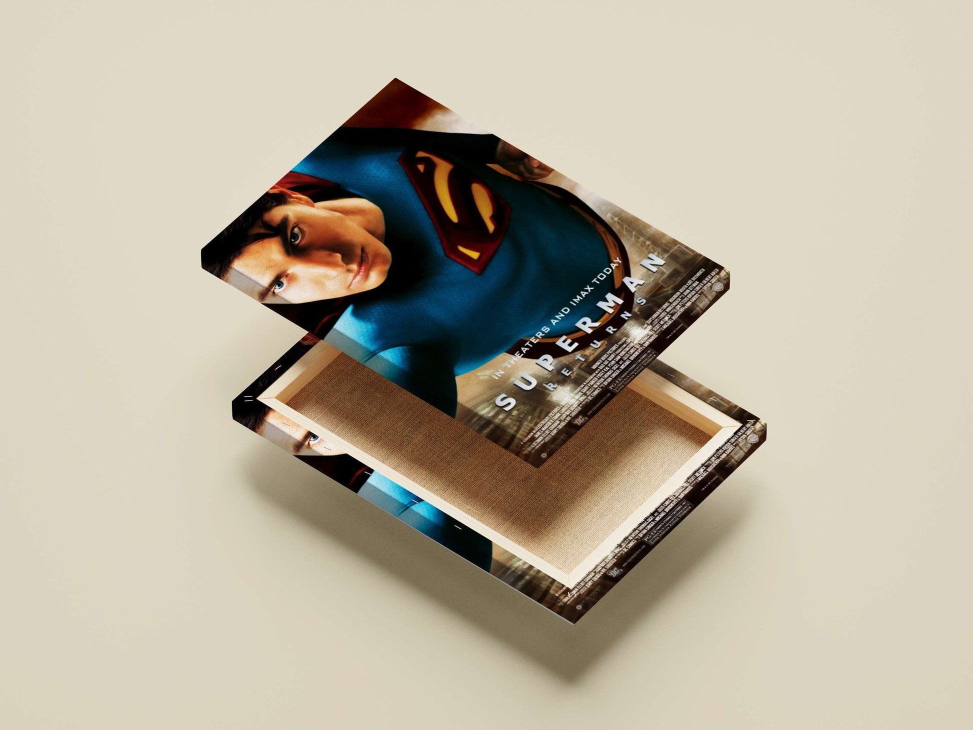 Superman, the superhero character from DC Comics' franchise. Superman - Iconic Hero Poster