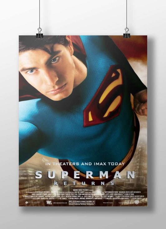Superman, the superhero character from DC Comics' franchise. Superman - Iconic Hero Poster