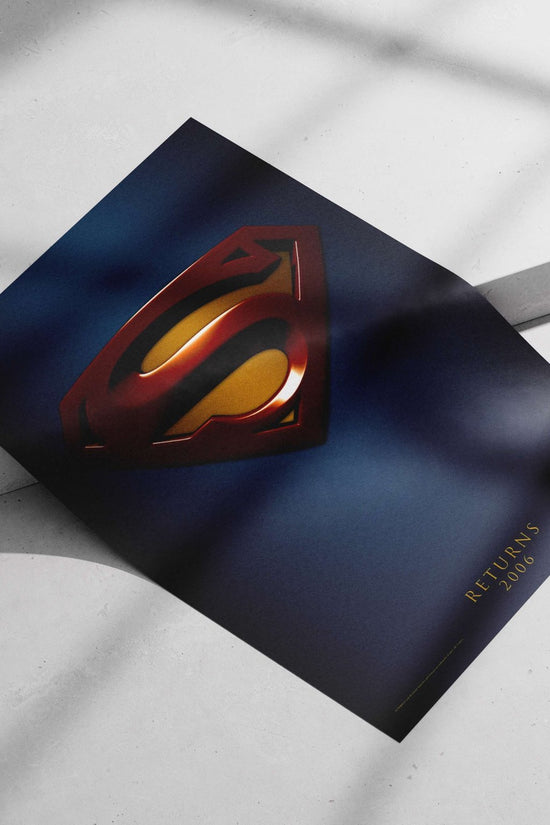Superman (DC Comics superhero, specifically from the 2006 film "Superman Returns" confirmed by OCR text