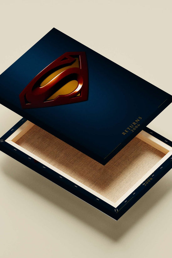 Superman (DC Comics superhero, specifically from the 2006 film "Superman Returns" confirmed by OCR text