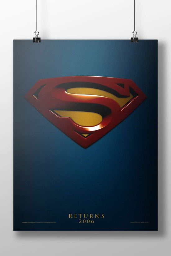 Superman (DC Comics superhero, specifically from the 2006 film "Superman Returns" confirmed by OCR text