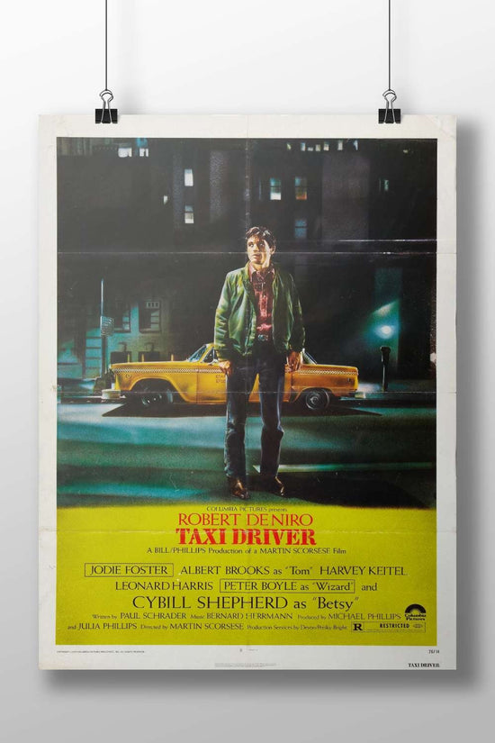 Taxi Driver (film) Travis Bickle - Iconic Noir Poster
