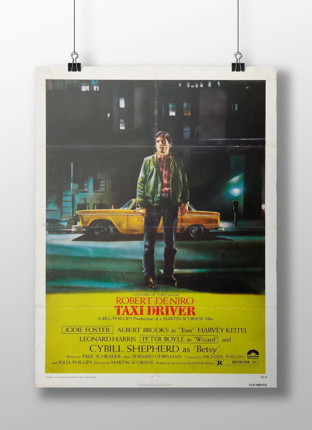 Taxi Driver (film) Travis Bickle - Iconic Noir Poster
