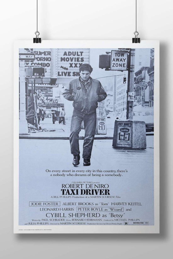 Taxi Driver (film starring Robert De Niro) Travis Bickle - Noir Masterpiece Poster