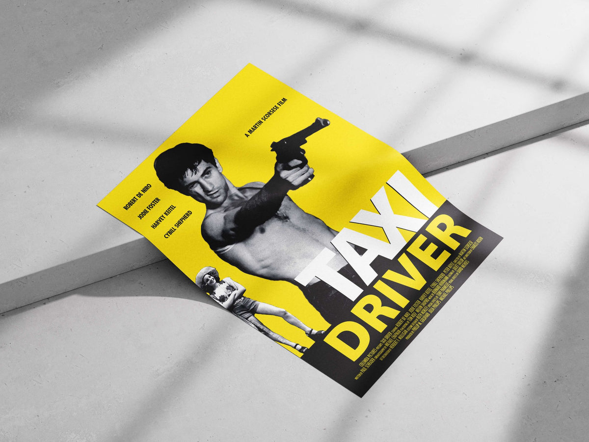 Taxi Driver (film) starring Robert De Niro Travis Scott - Astroworld Poster