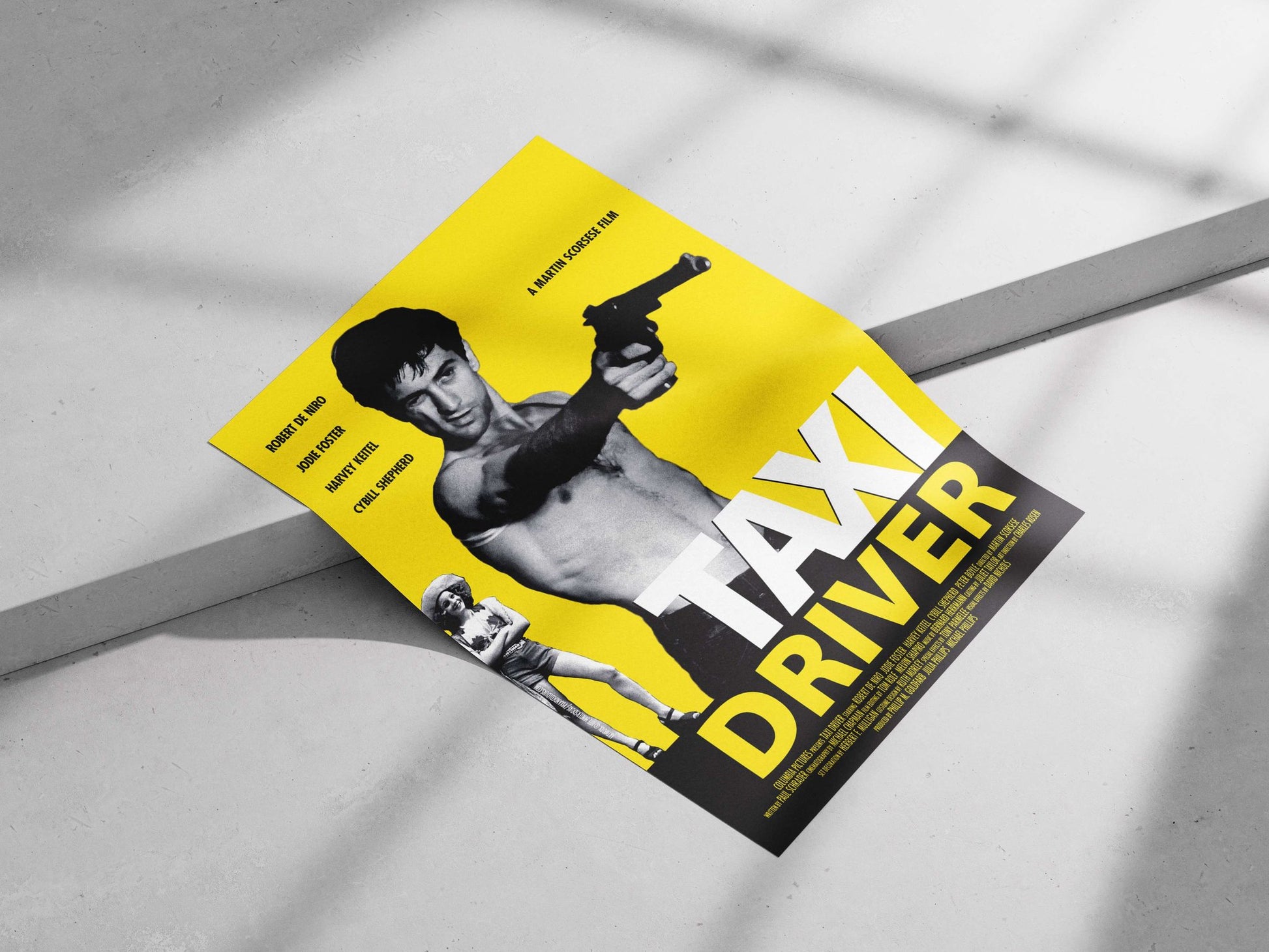 Taxi Driver (film) starring Robert De Niro Travis Scott - Astroworld Poster