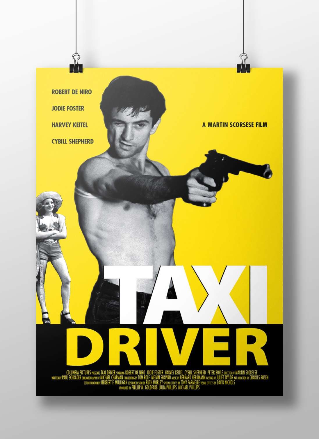 Taxi Driver (film) starring Robert De Niro Travis Scott - Astroworld Poster