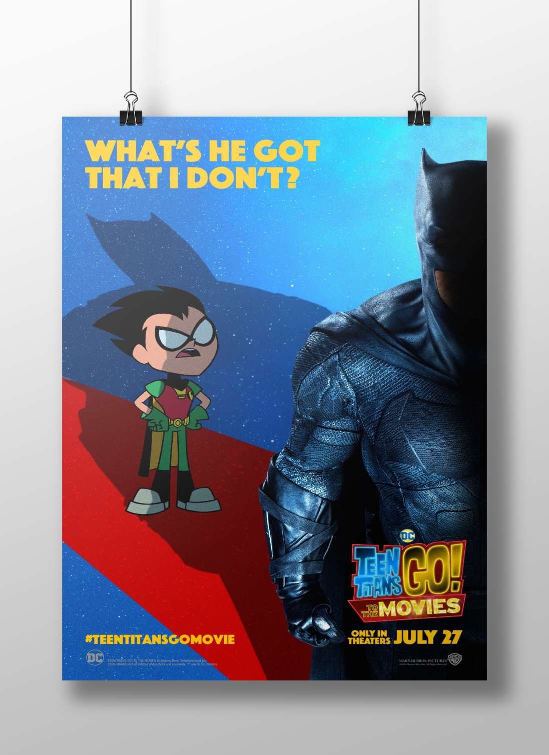 Teen Titans Go! To the Movies (movie) Robin - Heroic Justice Poster