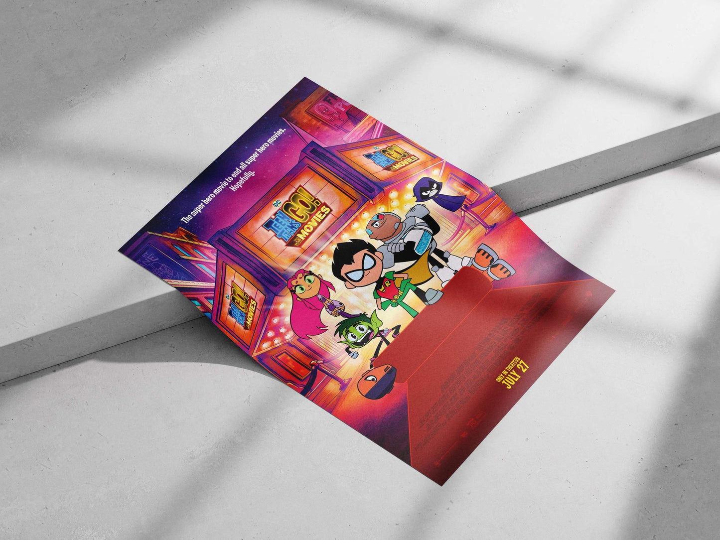 Teen Titans Go! To the Movies (DC Comics franchise film). Robin - Heroic Stand Poster
