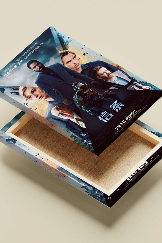 The film "Tenet" (信条) Tenet - Sci-Fi Thriller Poster