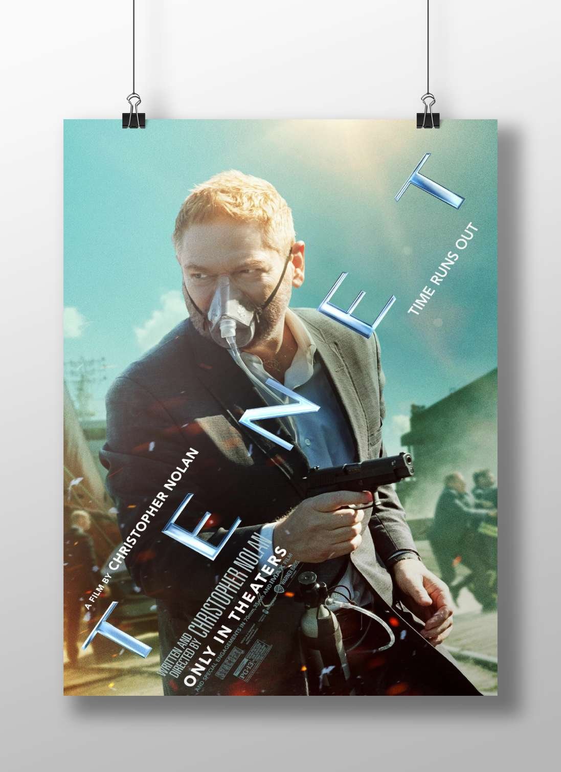 Tenet (2020 film directed by Christopher Nolan) Tenet - Time-Bending Poster