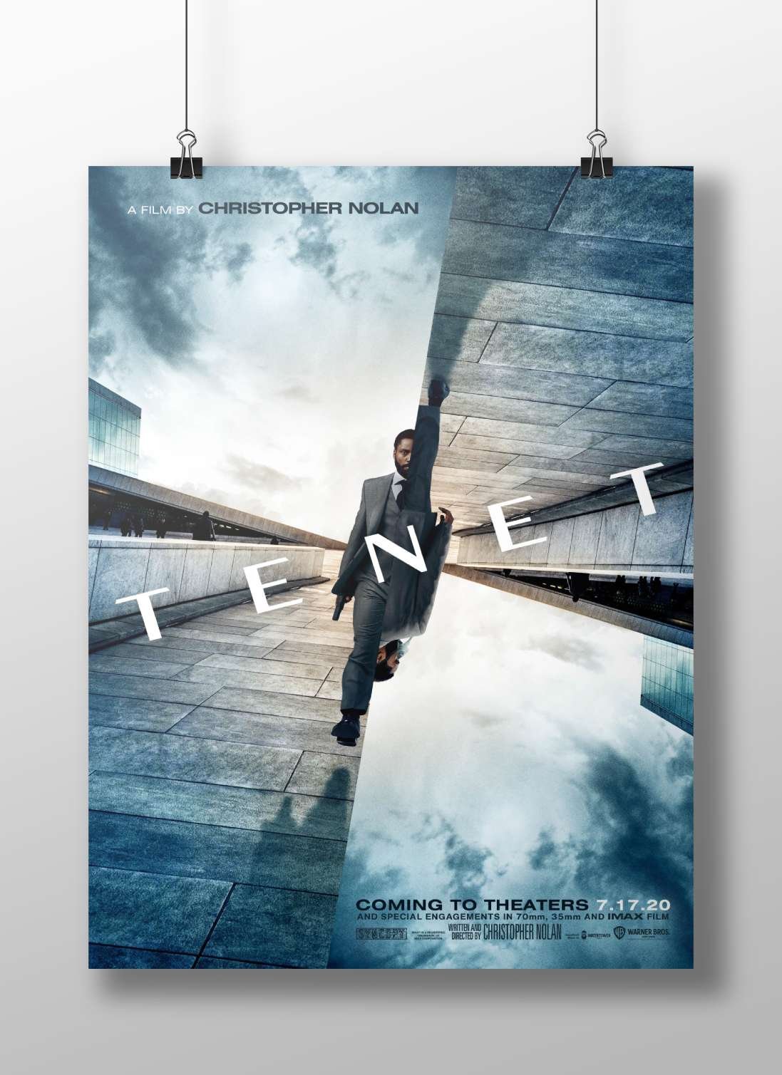 Tenet (the film by Christopher Nolan) Tenet - Blueprint Poster