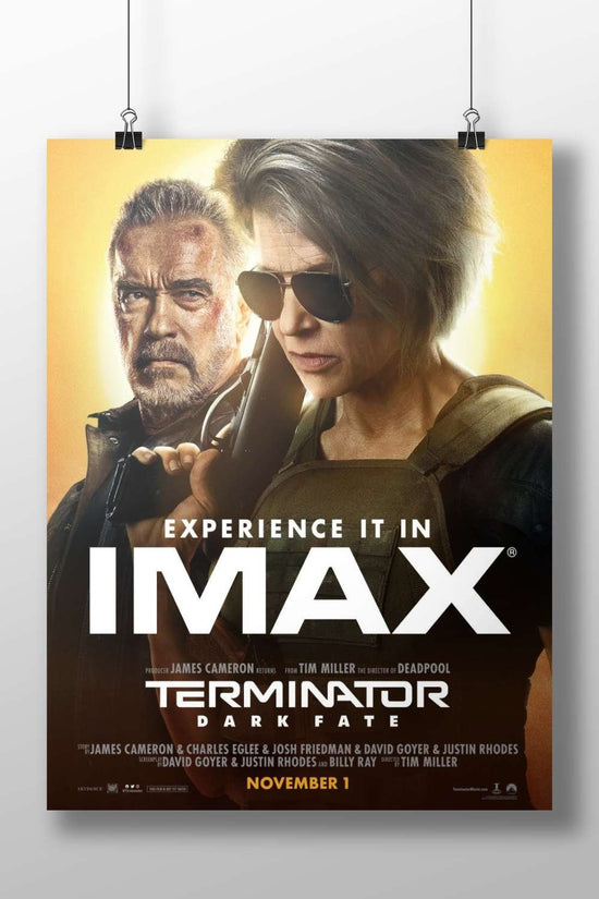 Terminator Dark Fate (the 2019 sci-fi action film) Arnold Schwarzenegger - Resistance Poster