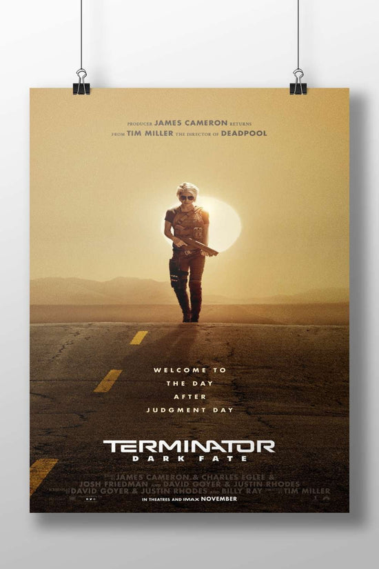 Terminator Dark Fate (from the Terminator franchise) Arnold Schwarzenegger - Terminator Dark Fate Poster