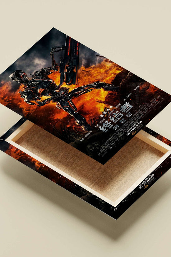 The T-800 model of the Terminator from the Terminator franchise (specifically "Terminator: Genisys" as per