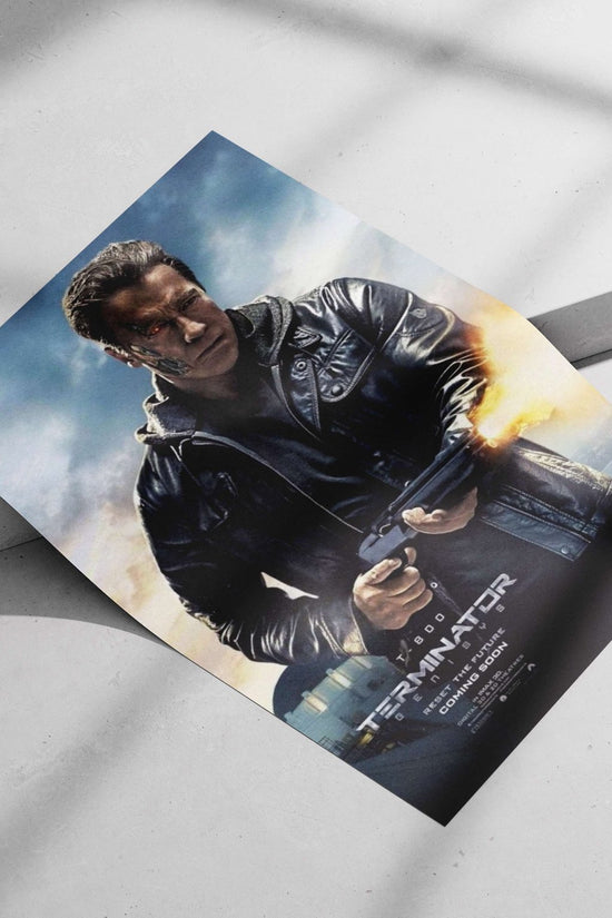 T-800 From Terminator: Genisys - Cyberpunk Legend Poster