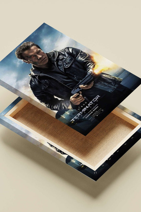 T-800 From Terminator: Genisys - Cyberpunk Legend Poster