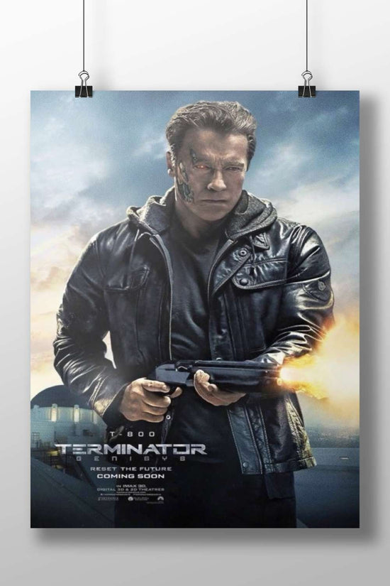 T-800 From Terminator: Genisys - Cyberpunk Legend Poster