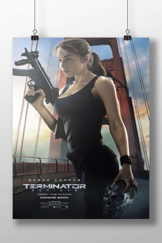 Sarah Connor from the Terminator franchise Sarah Connor - Resistance Poster