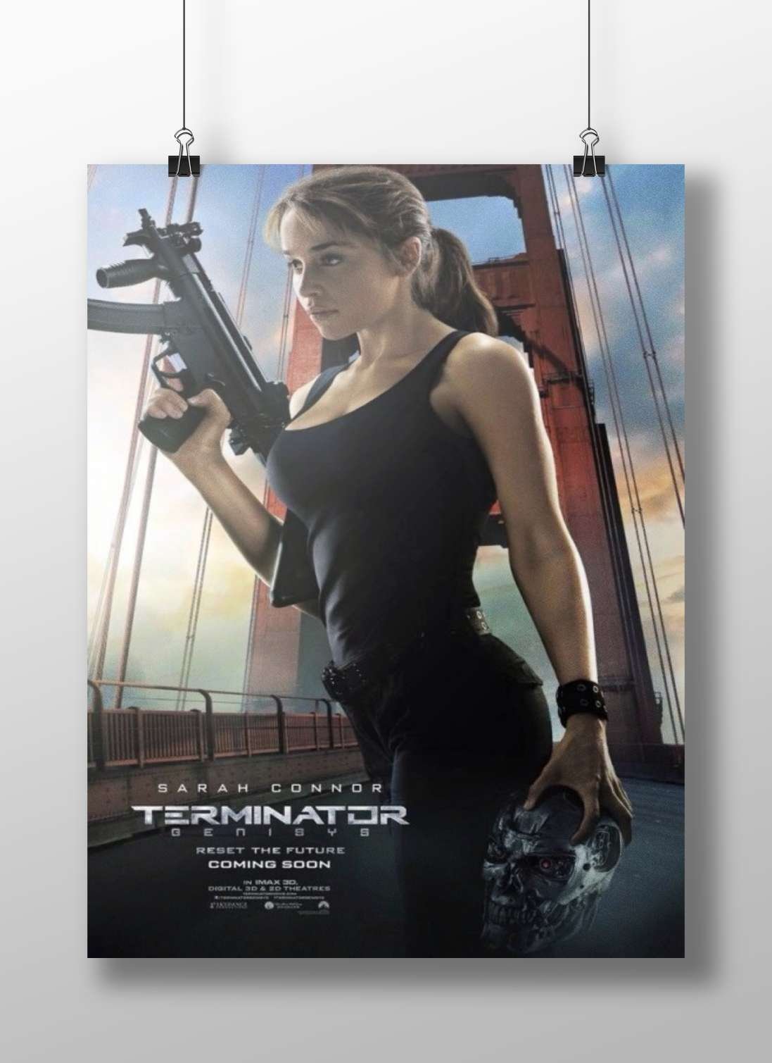Sarah Connor from the Terminator franchise Sarah Connor - Resistance Poster