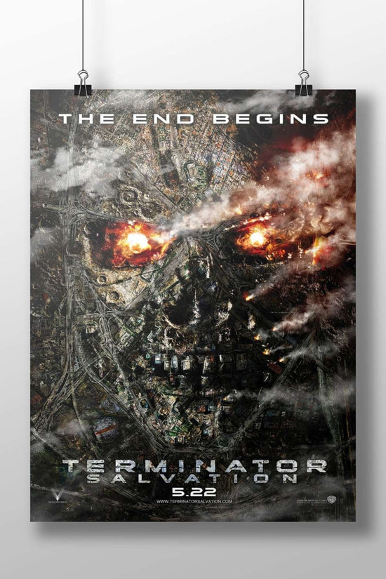 Terminator Salvation (Terminator franchise) T-800 - Cyberpunk Icon Poster