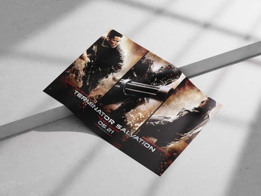 Terminator Salvation (the 2009 film in the Terminator franchise) Judgment Day - Terminator Salvation Poster