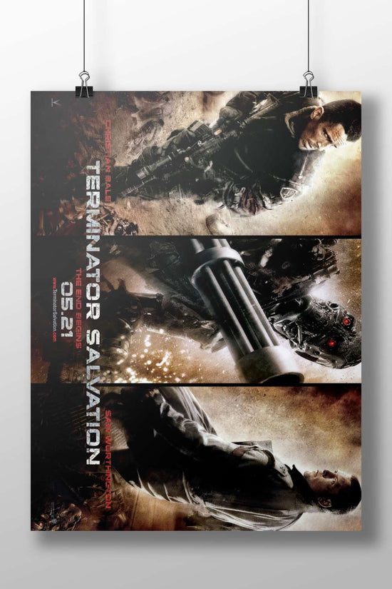 Terminator Salvation (the 2009 film in the Terminator franchise) Judgment Day - Terminator Salvation Poster