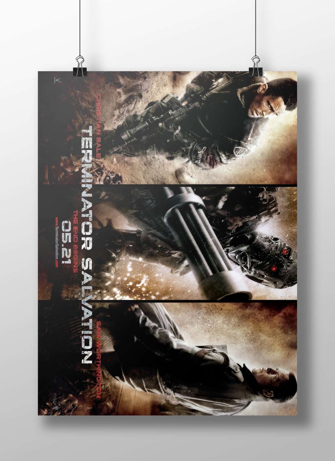 Terminator Salvation (the 2009 film in the Terminator franchise) Judgment Day - Terminator Salvation Poster