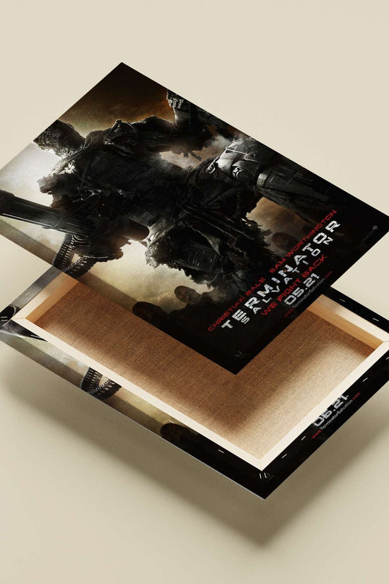 Terminator from Terminator Salvation (T-800 model) T-800 Salvation - Cyberpunk Icon Poster