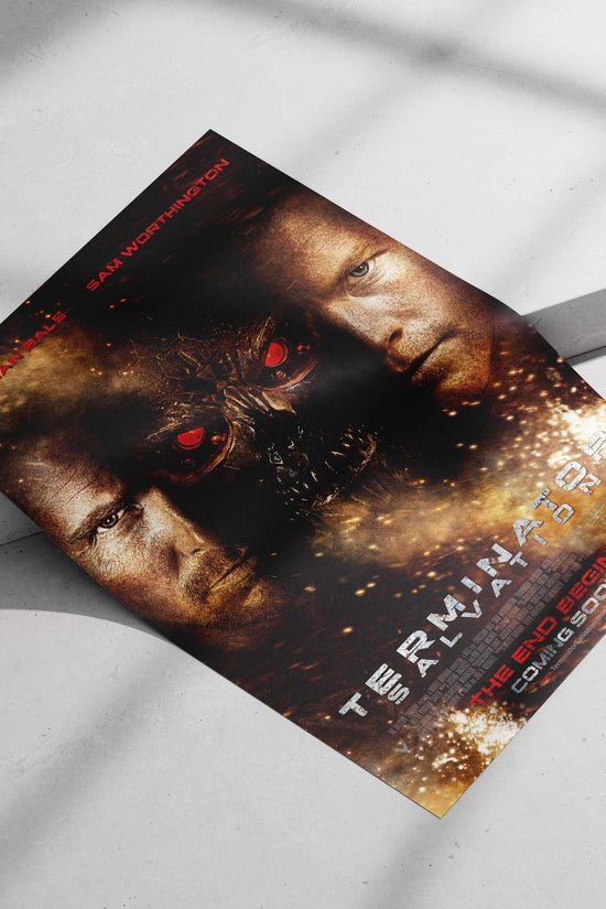 T-800 Terminator from Terminator franchise T-800 Terminator - Cyberpunk Icon Poster