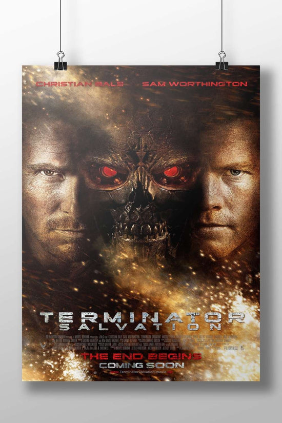 T-800 Terminator from Terminator franchise T-800 Terminator - Cyberpunk Icon Poster