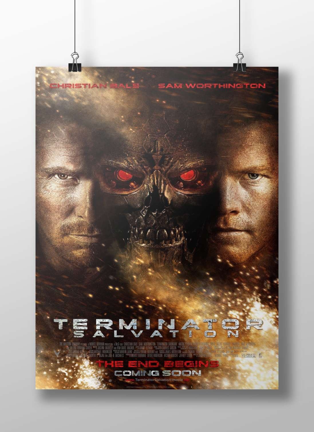 T-800 Terminator from Terminator franchise T-800 Terminator - Cyberpunk Icon Poster