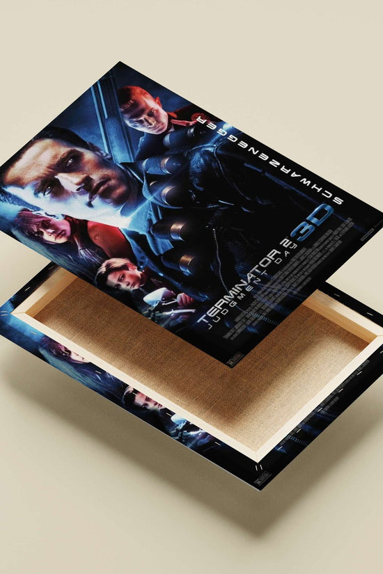 The Terminator franchise, specifically the movie "Terminator 2: Judgment Day". Arnold Schwarzenegger - T-800 Poster