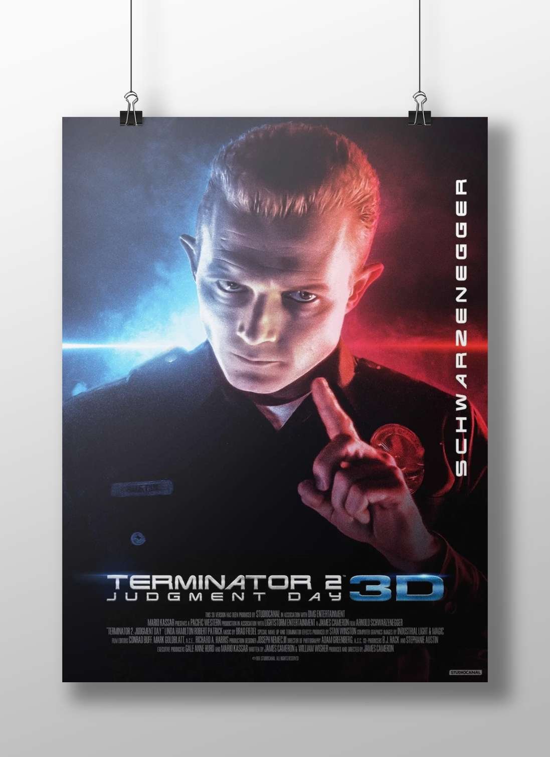 Terminator 2: Judgment Day (movie) T-800 - Cyberpunk Legend Poster