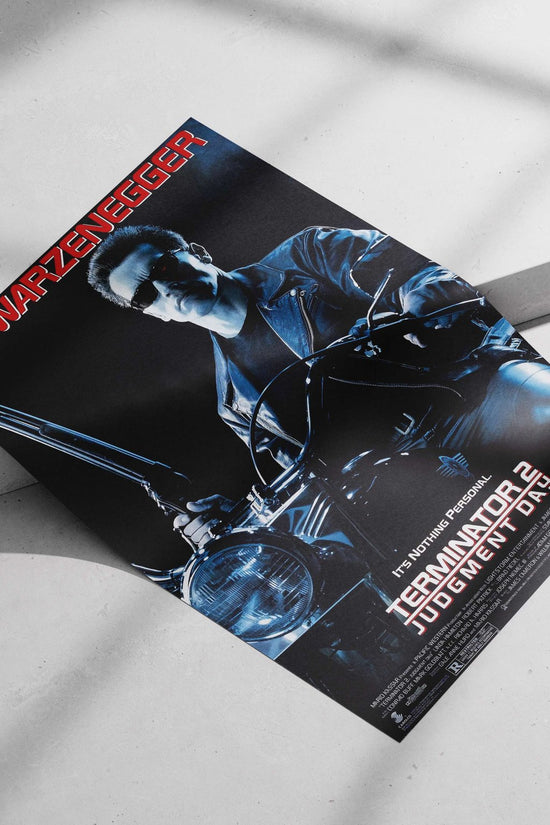 Arnold Schwarzenegger as the Terminator in "Terminator 2: Judgment Day" [Arnold Schwarzenegger As The Terminator