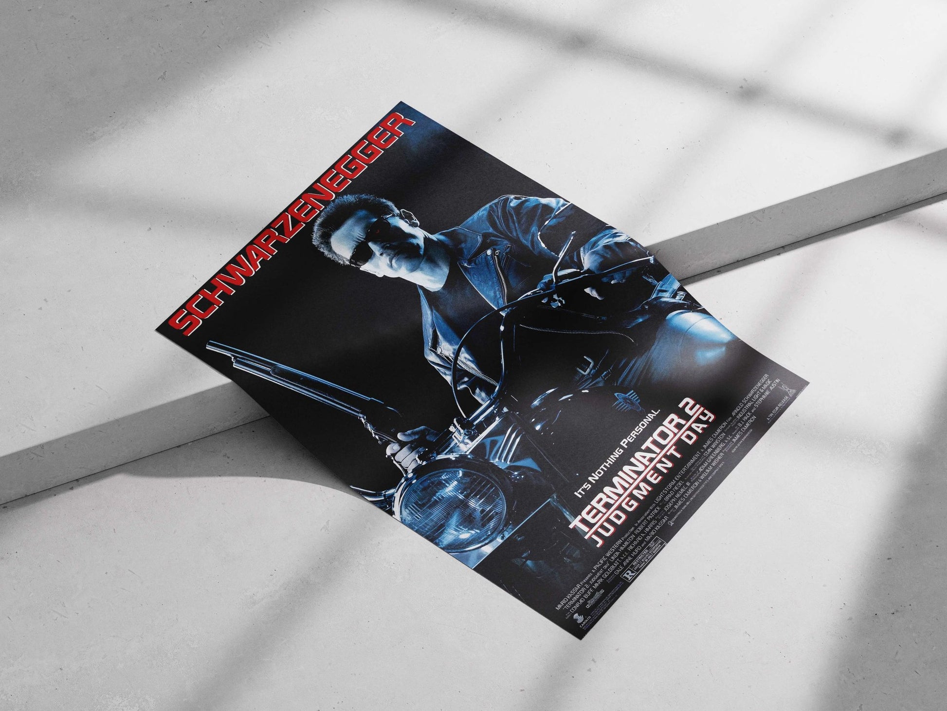 Arnold Schwarzenegger as the Terminator in "Terminator 2: Judgment Day" [Arnold Schwarzenegger As The Terminator