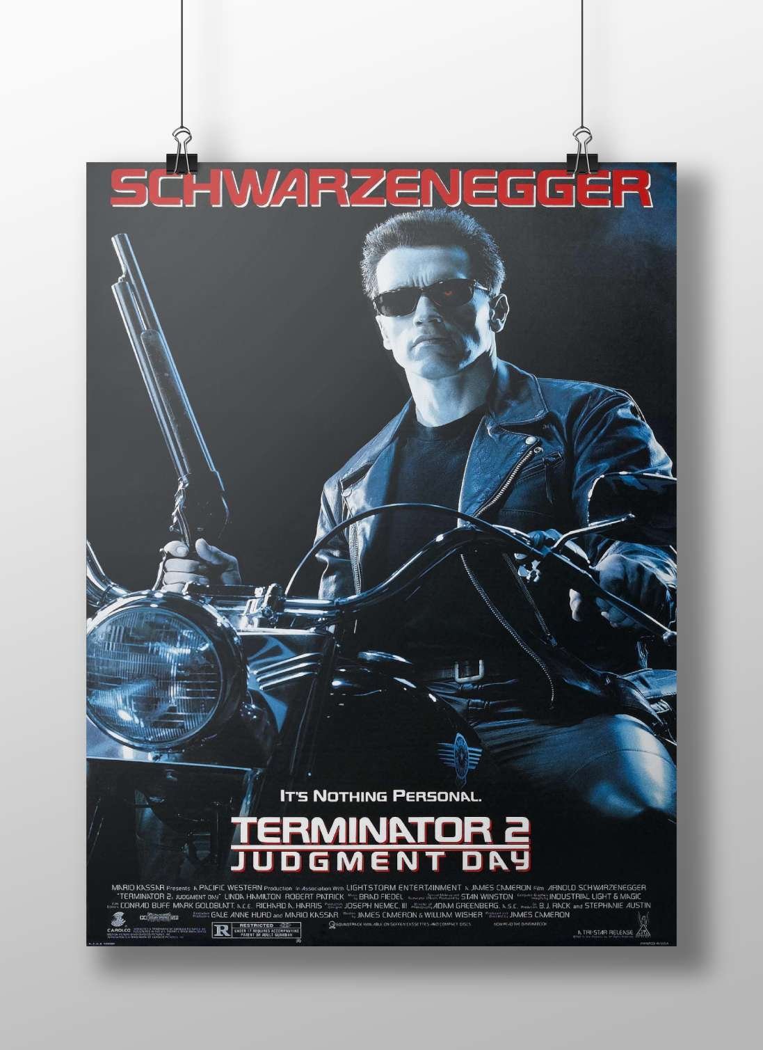 Arnold Schwarzenegger as the Terminator in "Terminator 2: Judgment Day" [Arnold Schwarzenegger As The Terminator