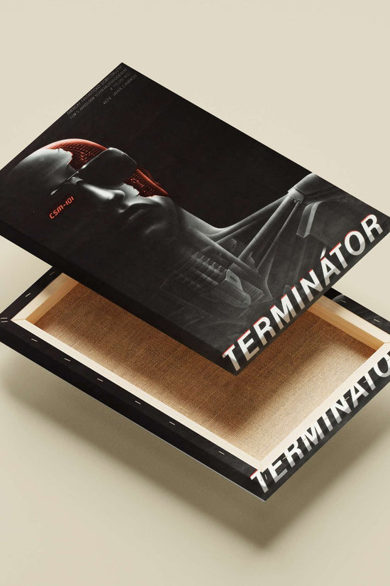Terminator (robot character from The Terminator film) T-800 - Cyberpunk Icon Poster