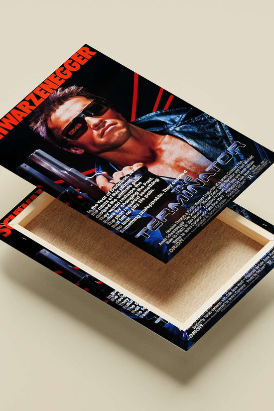 The Terminator (1984 film starring Arnold Schwarzenegger) The Terminator - Cyberpunk Icon Poster