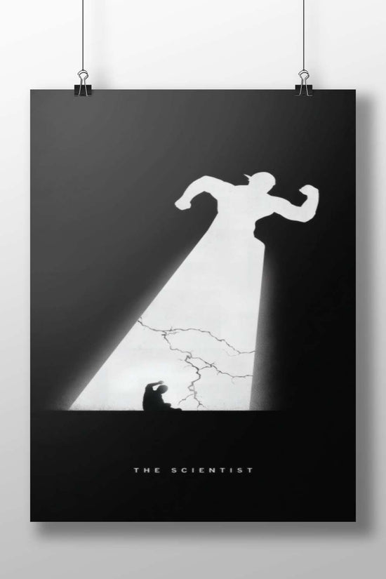 THE SCIENTIST Main Subject: THE SCIENTIST Matte BoizzBoard rigid print — Bollywood wall art India | PosterBoizz