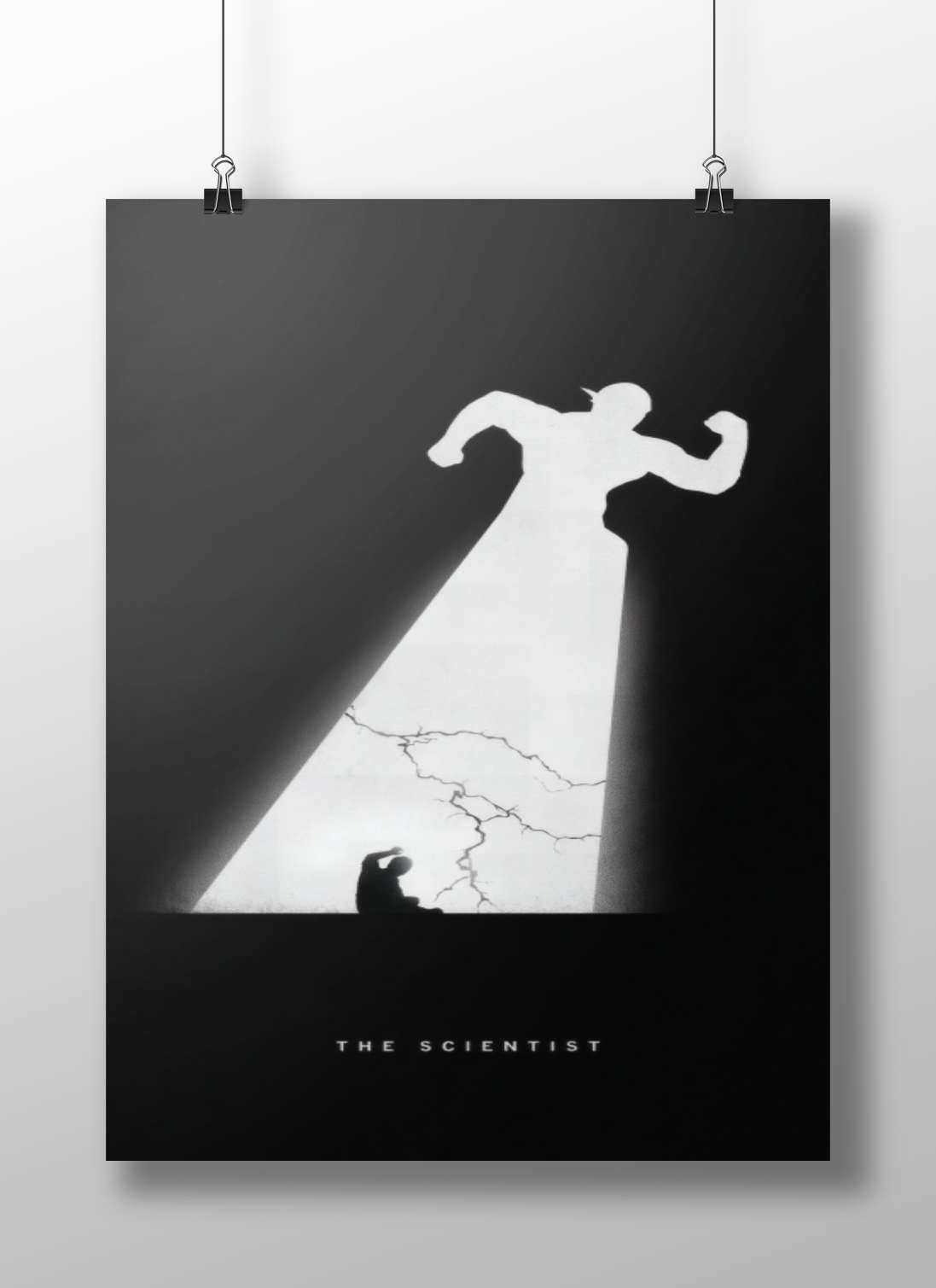 THE SCIENTIST Main Subject: THE SCIENTIST Matte BoizzBoard rigid print — Bollywood wall art India | PosterBoizz
