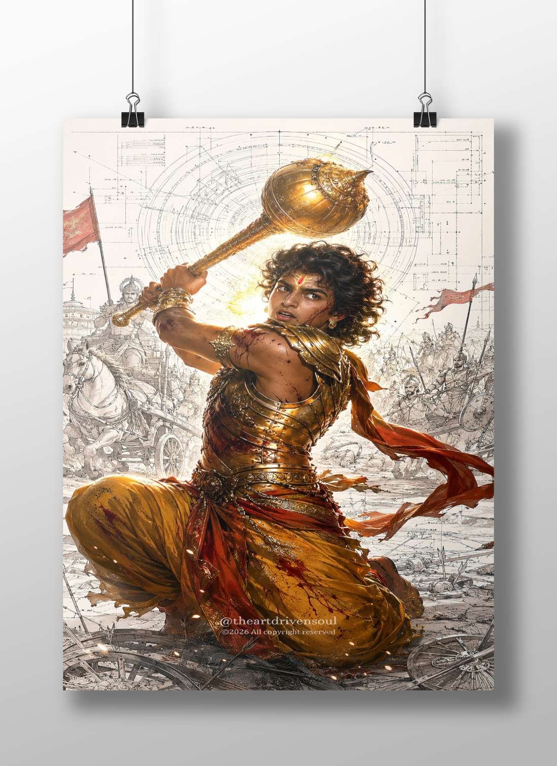 Arjuna (central character from the Indian epic Mahabharata) Main Subject: Arjuna (central character from the Indian epic