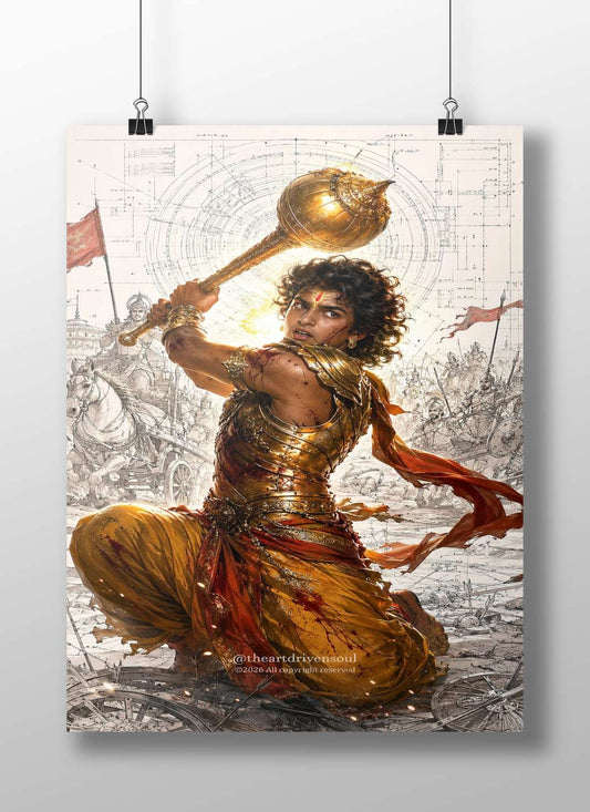 Arjuna (central character from the Indian epic Mahabharata) Main Subject: Arjuna (central character from the Indian epic