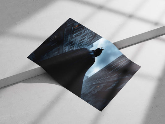 Batman (DC Comics franchise) Main Subject: Batman (DC Comics franchise) Matte poster print — Superhero wall art India |