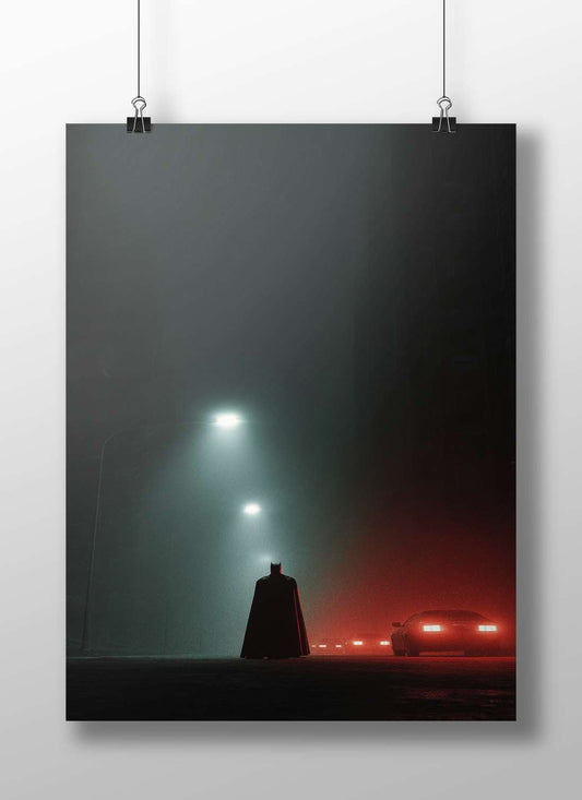 Batman (DC Comics) Main Subject: Batman (DC Comics) Matte BoizzBoard rigid print — Superhero wall art India | PosterBoizz