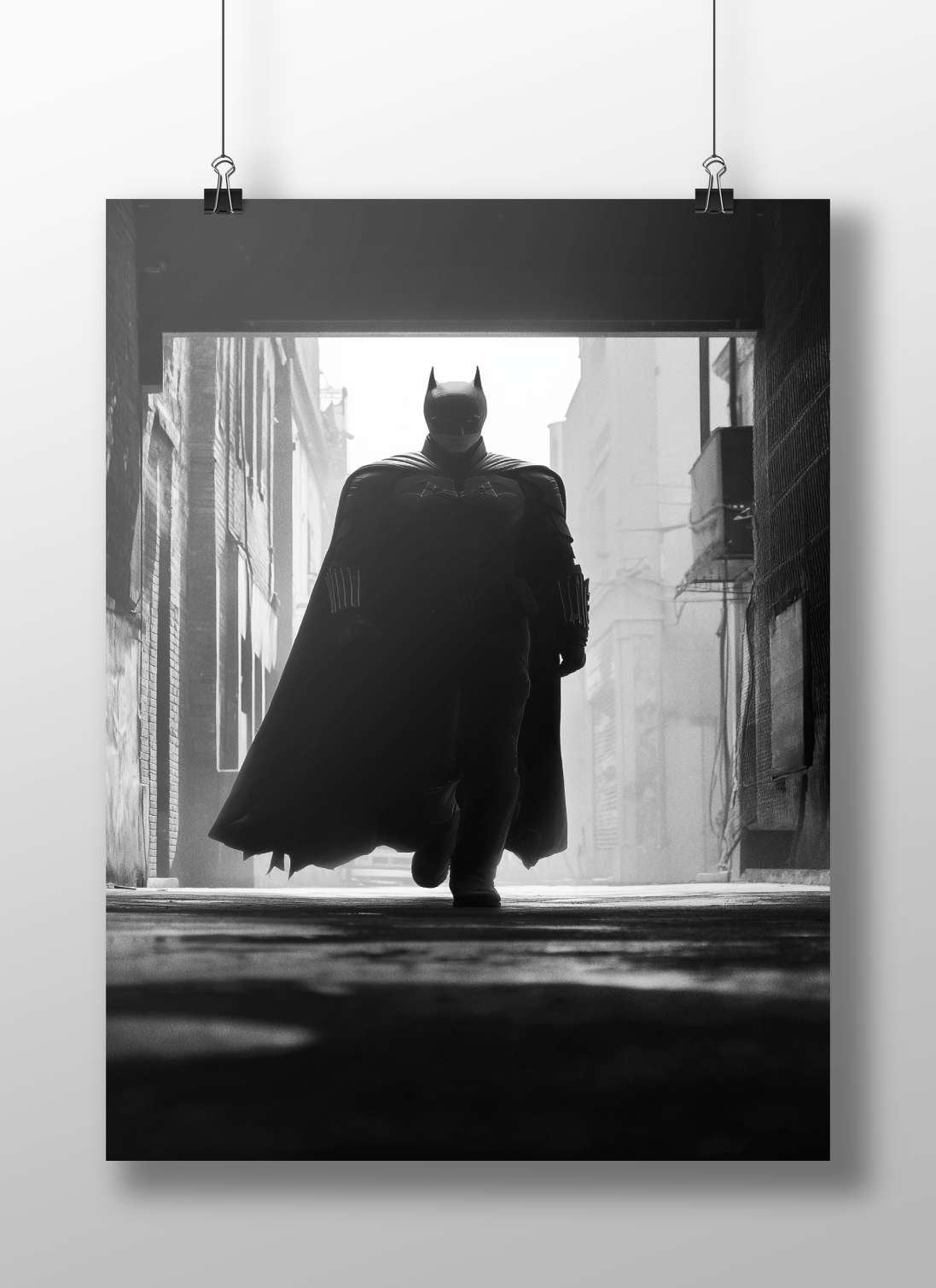 Batman (DC Comics) Main Subject: Batman (DC Comics) Matte BoizzBoard rigid print — Superhero wall art India | PosterBoizz