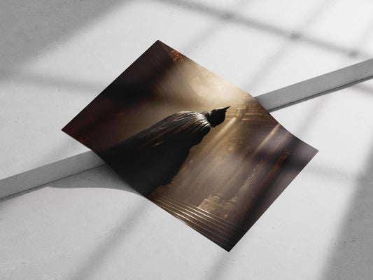 Batman (DC Comics franchise) Main Subject: Batman (DC Comics franchise) Matte poster print — Superhero wall art India |