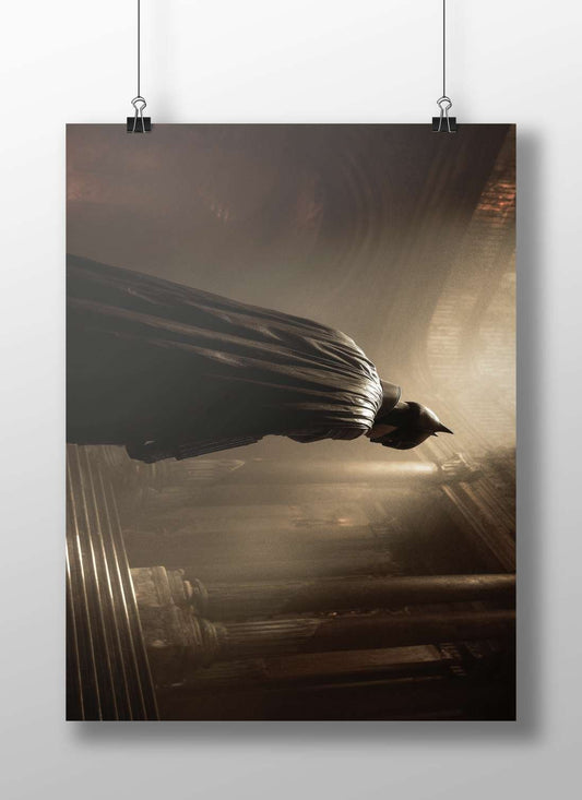 Batman (DC Comics franchise) Main Subject: Batman (DC Comics franchise) Matte BoizzBoard rigid print — Superhero wall art