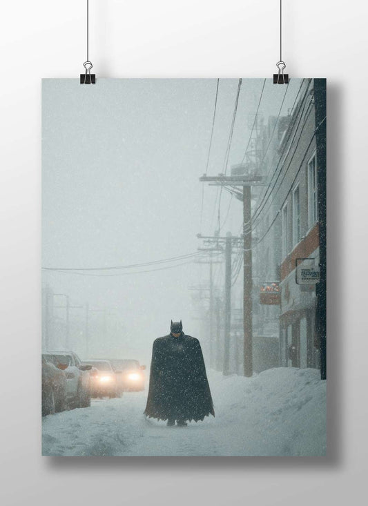 Batman (DC Comics character) Main Subject: Batman (DC Comics character) Matte BoizzBoard rigid print — Superhero wall art